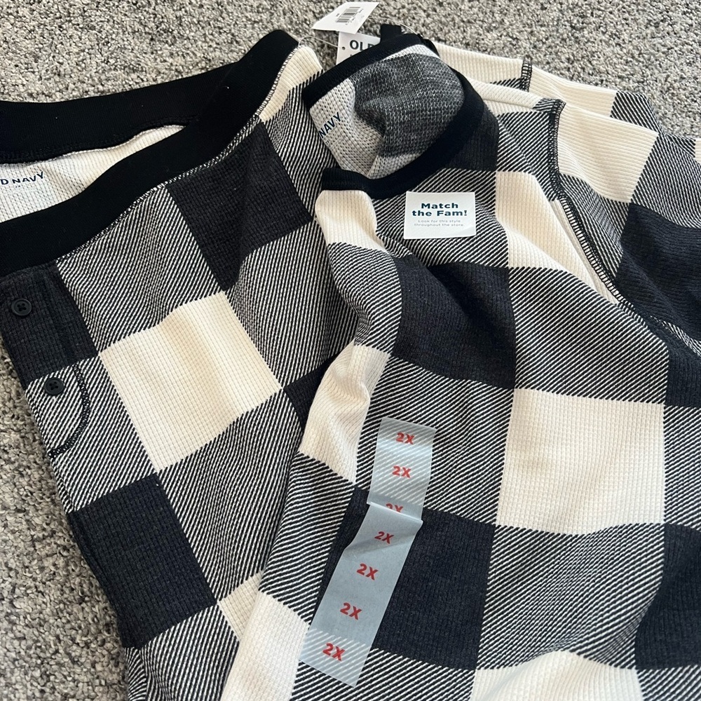 Buffalo Plaid Thermal Pajamas NWT - Picture 5 of 5